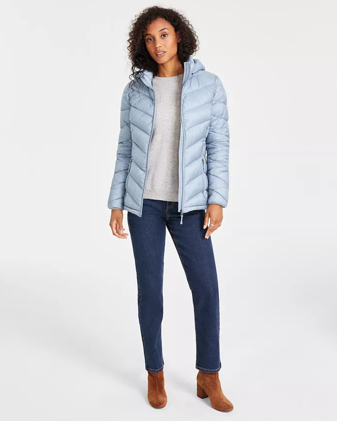 Water Resistant Jacket with Zip-Off Hood