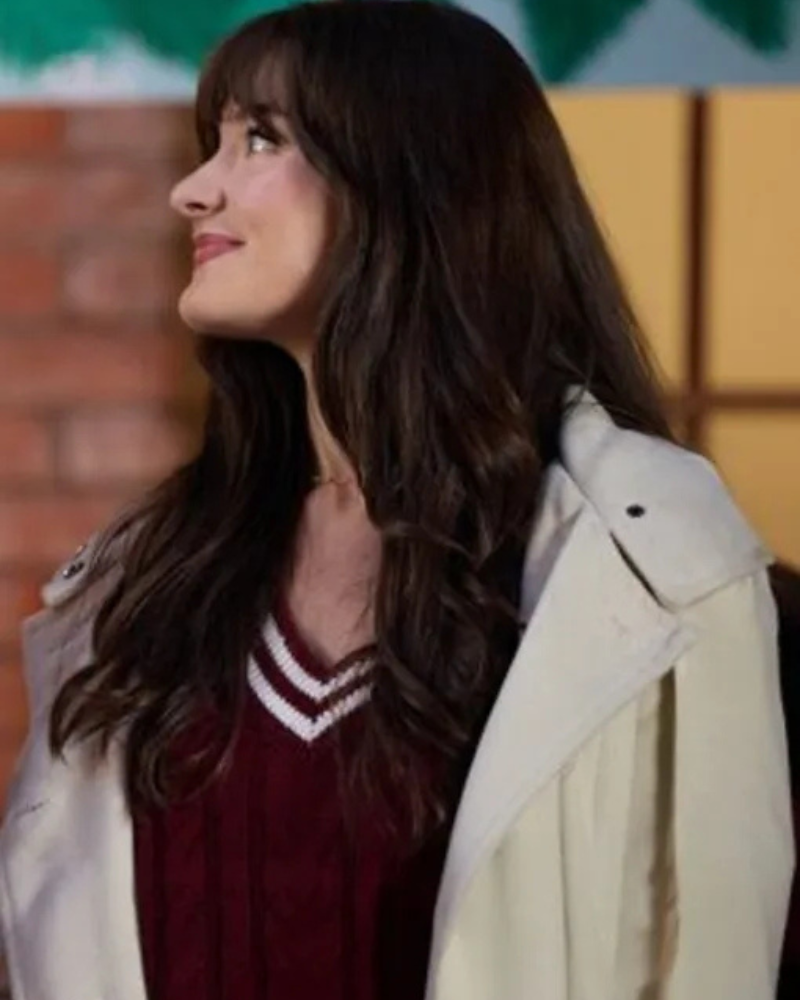 A ’90s Christmas 2024 Eva Bourne White Jacket