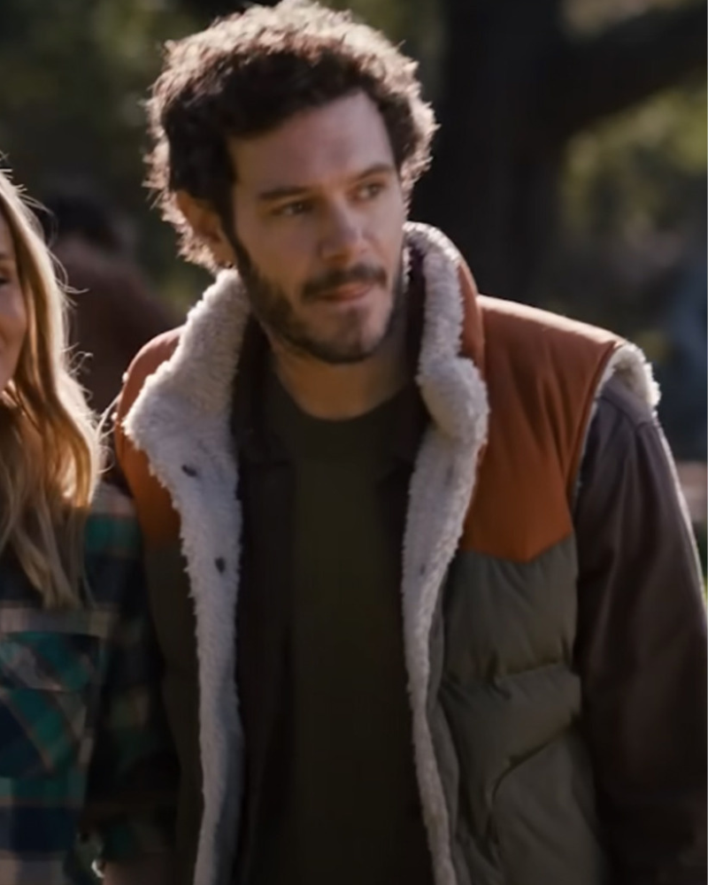 Noah Nobody Wants This 2024 Tv Series Shearling Vest