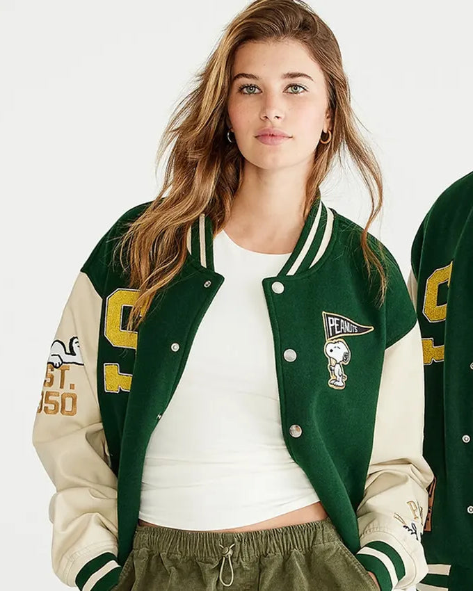 Aéropostale Snoopy Varsity Jacket