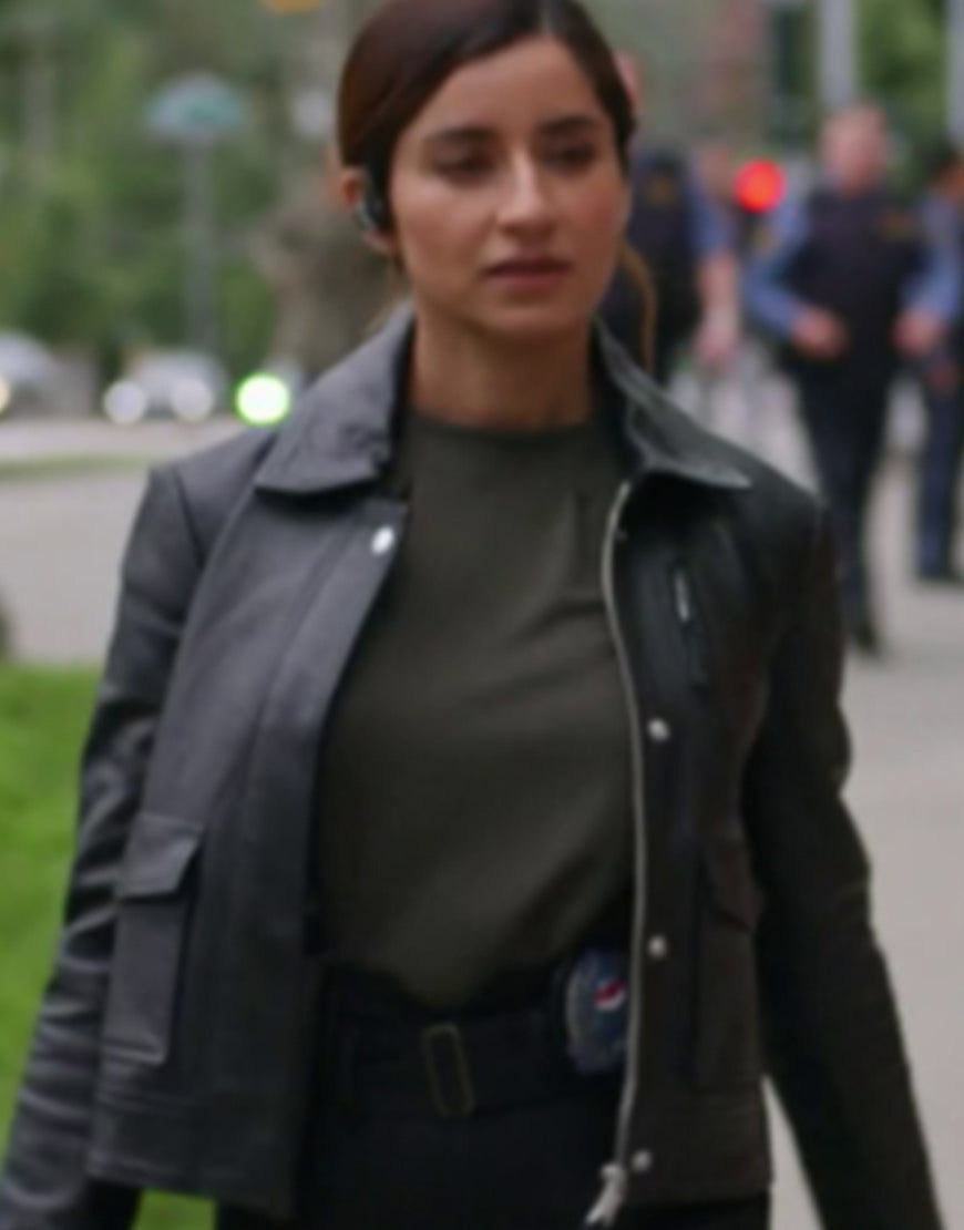 Allegiance S02 Supinder Wraich Black Leather Jacket