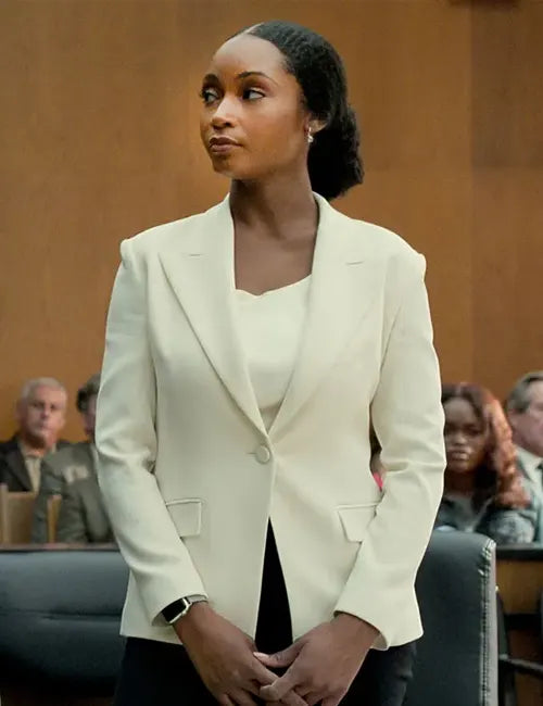 Andrea Freemann The Lincoln Lawyer S02 White Blazer