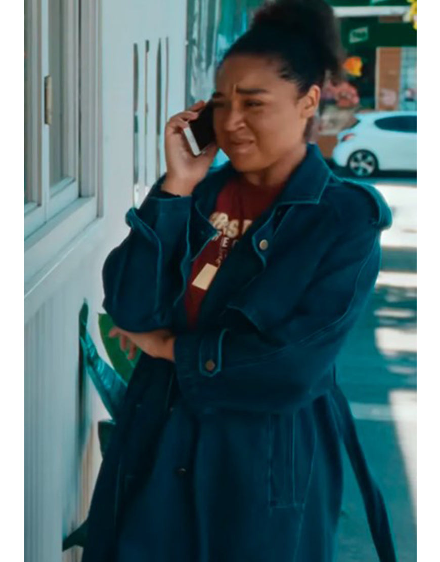 Apple Cider Vinegar 2025 Aisha Dee Denim Trench Coat
