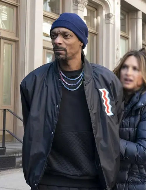 Law And Order Svu Snoop Dogg Black Varsity Jacket