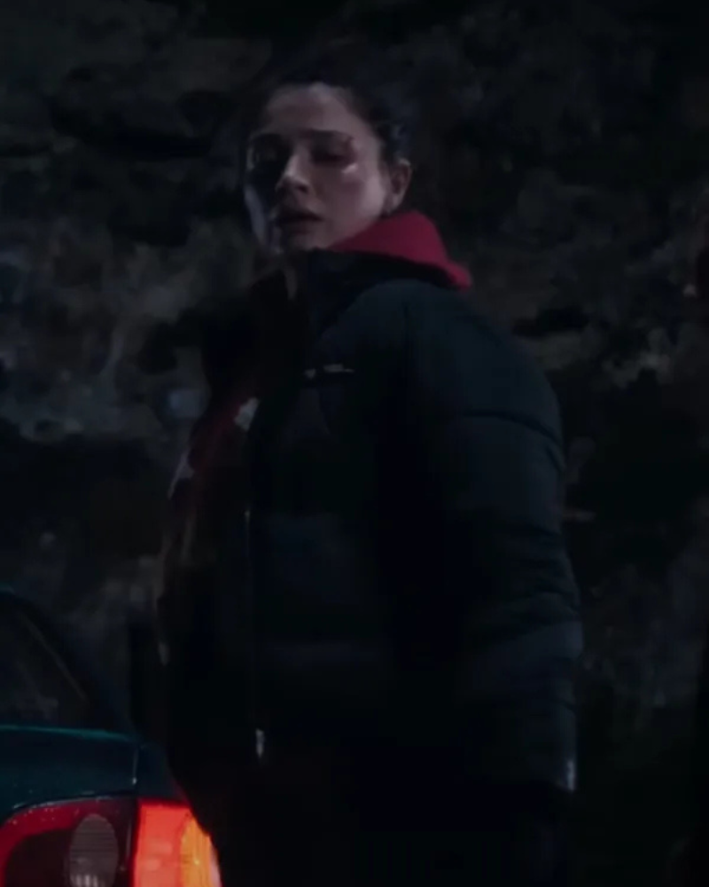Becka Garvey Bad Sisters S02 Black Puffer Jacket