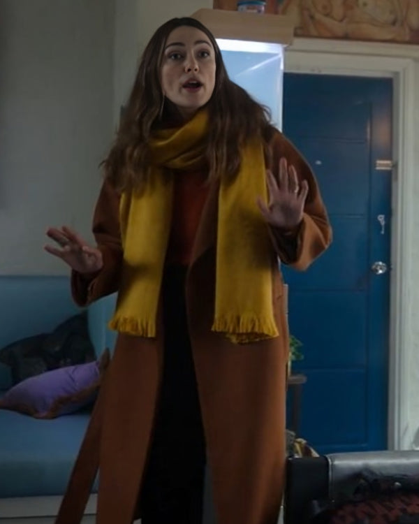 Black Doves Keira Knightley Brown Coat