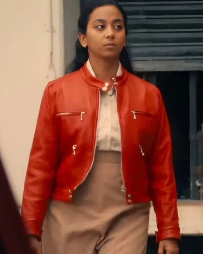 Black Mirror S06 Anjana Vasan Leather Jacket