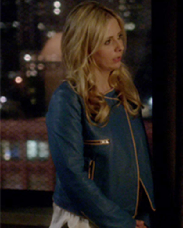 Ringer S01 Sarah Michelle Gellar Blue Jacket