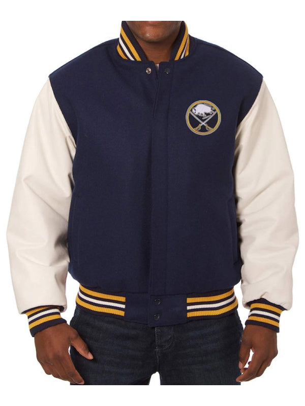 Buffalo Sabres Two Tone Varsity Jacket