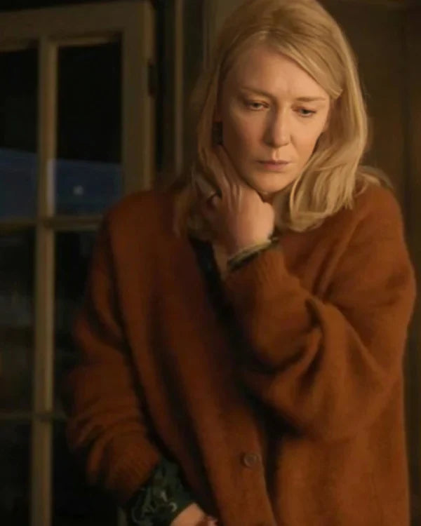 Disclaimer 2024 Cate Blanchett Brown Cardigan