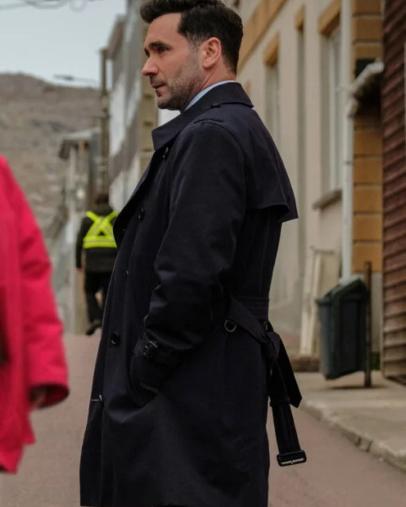 Allan Hawco Saint-pierre S01 Black Coat
