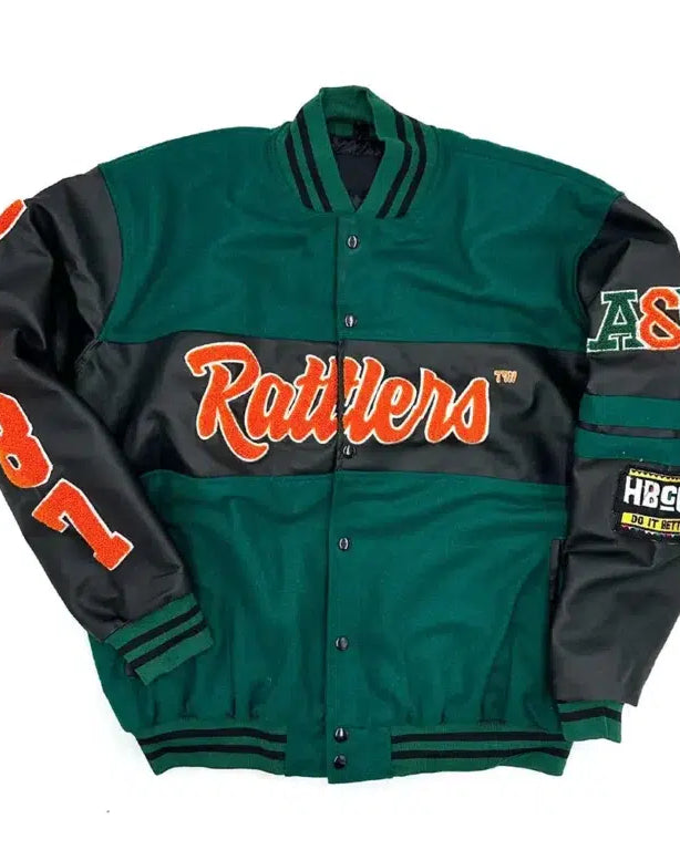 Florida A&M Rattlers Ole Skool Letterman Jacket