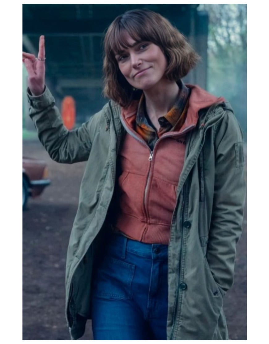 Black Doves 2024 Keira Knightley Hooded Jacket