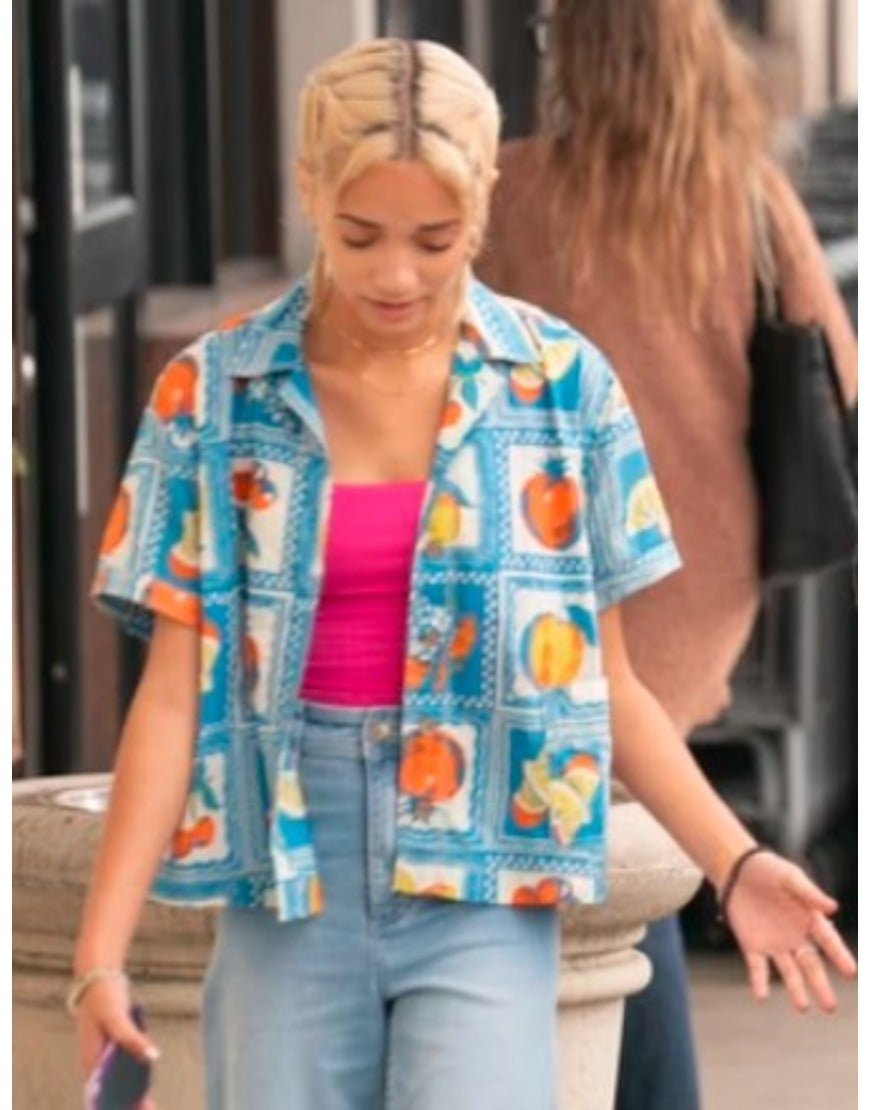 High Potential 2025 Amirah J Fruit Print Shirt