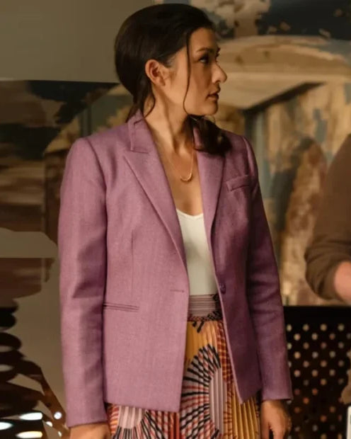 Inga Schlingmann Watson S01 Purple Blazer