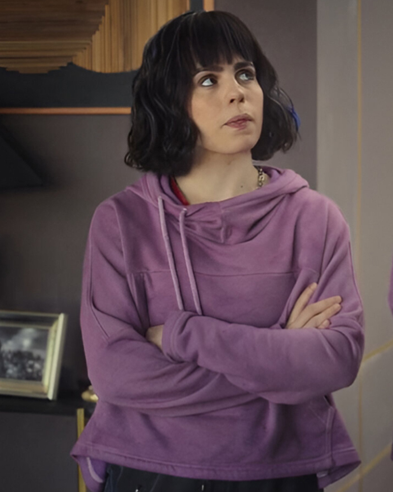 (Un)lucky Sisters 2024 Sofia Morandi Purple Hoodie