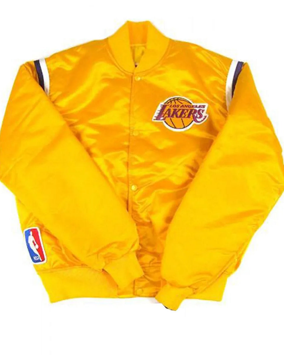 80s Lakers Los Angeles Satin Jacket