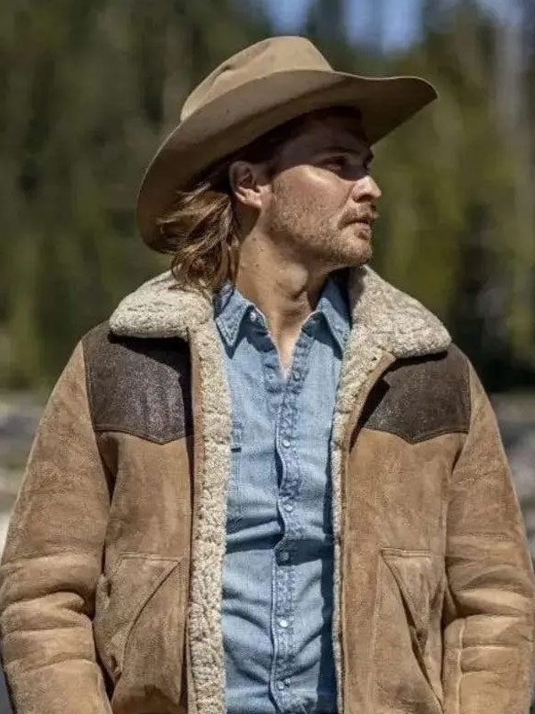 Yellowstone S05 Kayce Dutton Shearling Jacket
