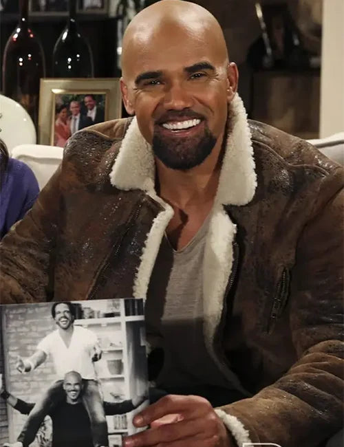 Malcolm Winters The Young and the Restless Shearling Jacket