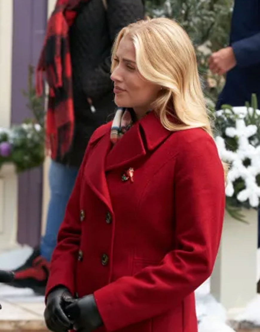 Christmas On Windmill Way 2023 Christa Taylor Brown Red Coat