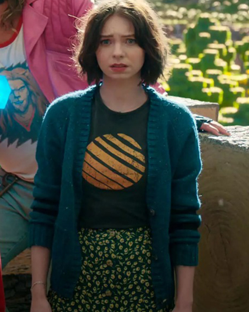 A Minecraft Movie 2025 Emma Myers Cardigan