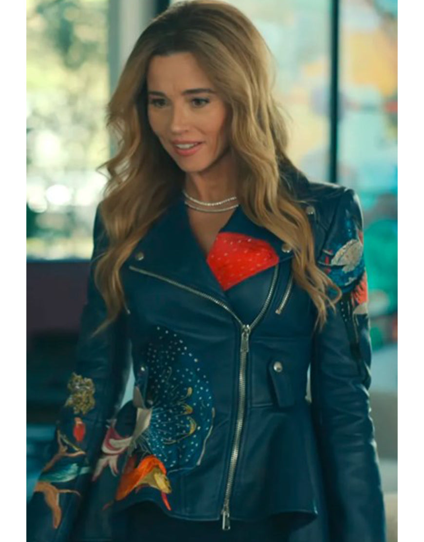 No Good Deed 2024 Linda Cardellini Leather Jacket
