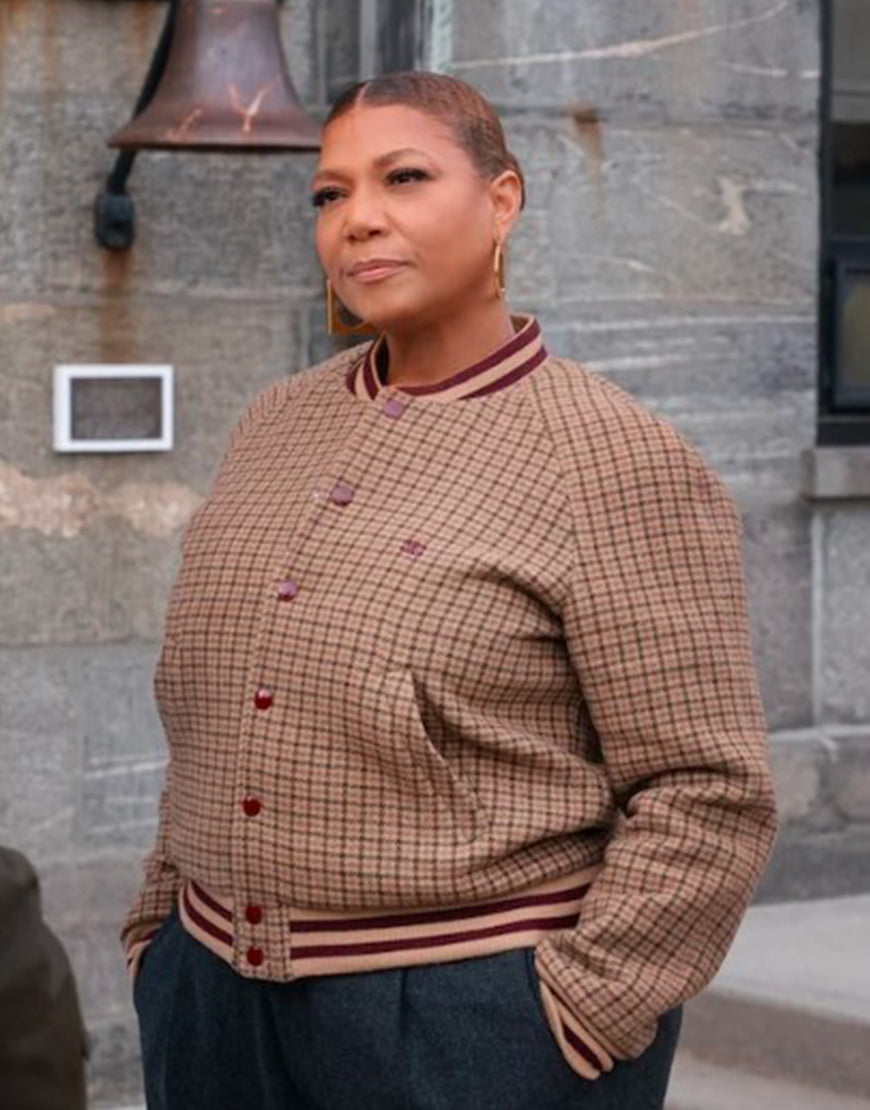 The Equalizer S05 Queen Latifah Checked Jacket