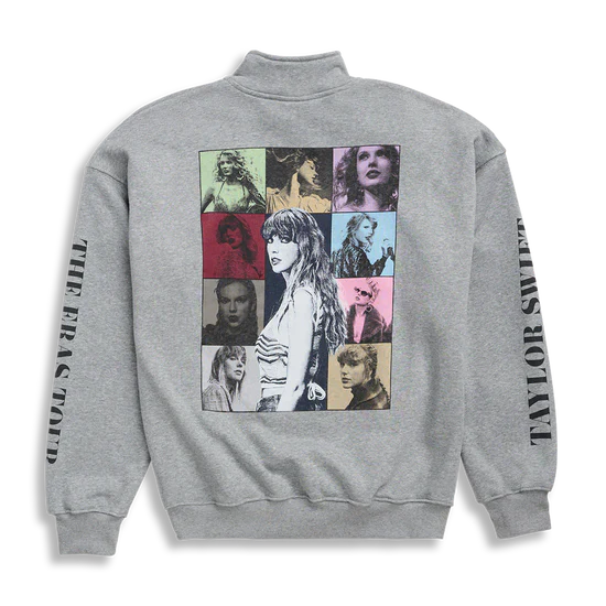 Taylor Swift The Eras International Tour Grey Quarter Zip