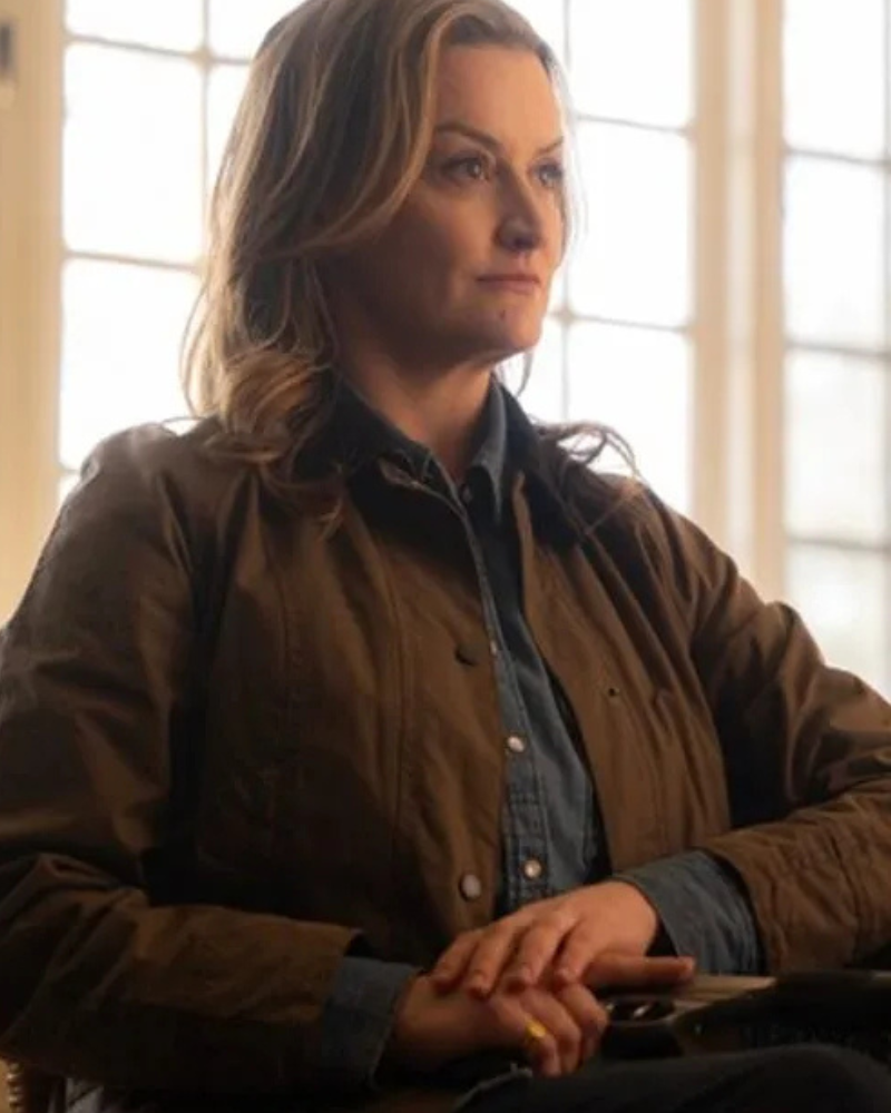 The Madness Julia Jayne Brown Cotton Jacket