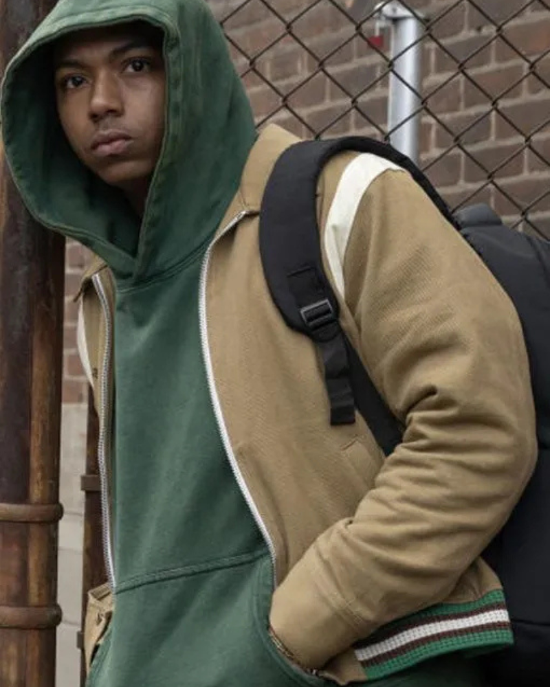 The Madness S01 Thaddeus J. Mixson Brown Cotton Jacket