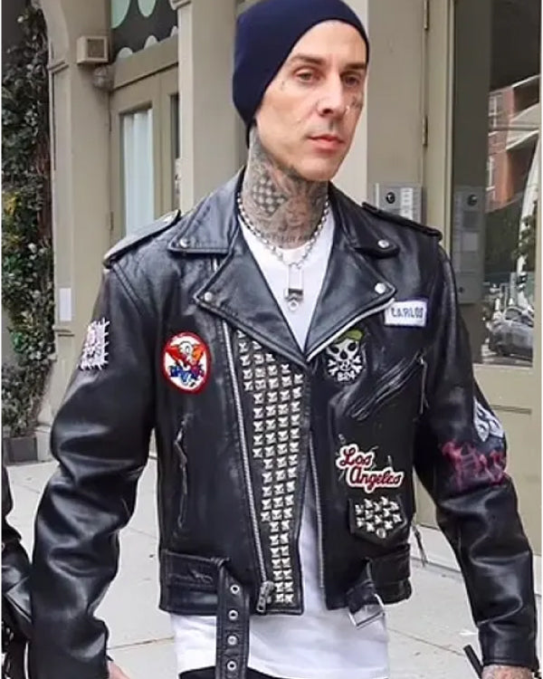 Travis Barker Leather Jacket