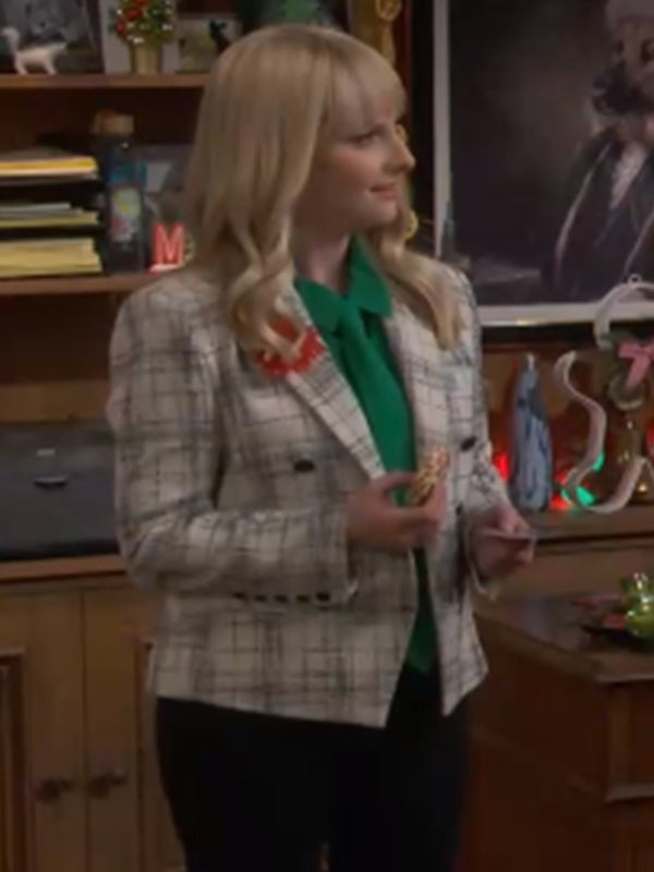 Melissa Rauch Night Court S02 Plaid Blazer