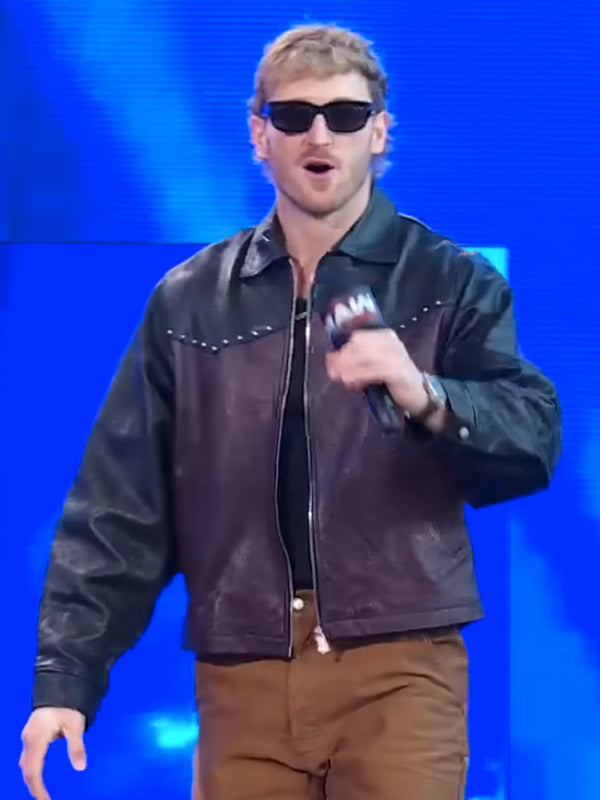 WWE Raw Logan Paul Leather Jacket