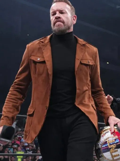 Christian Cage AEW Dynamite Brown Blazer