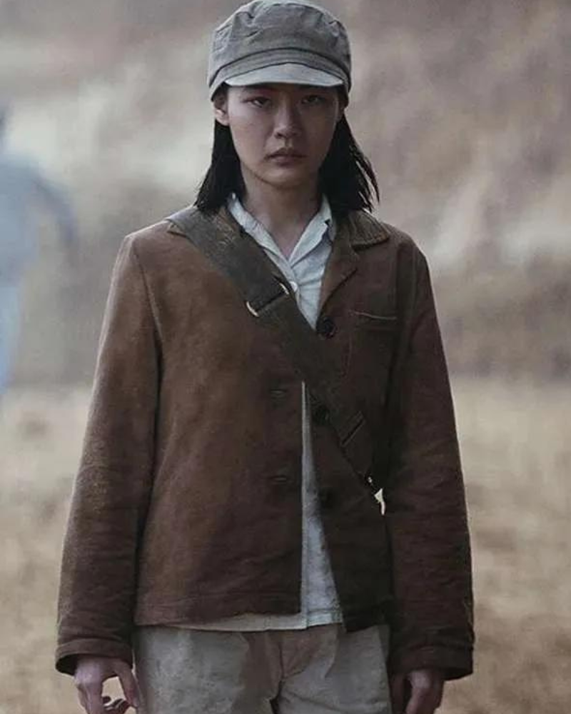 Young Ye Wenjie 3 Body Problem Brown Jacket