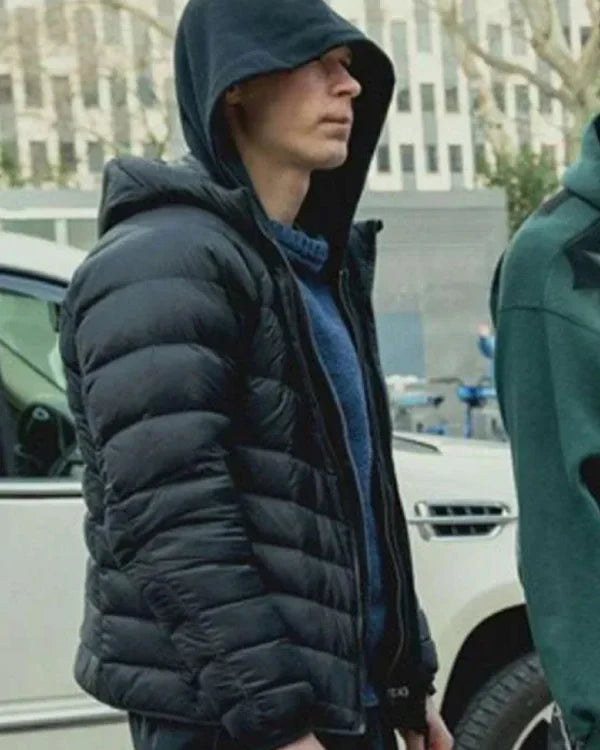 Yura Borisov Anora 2024 Black Puffer Jacket