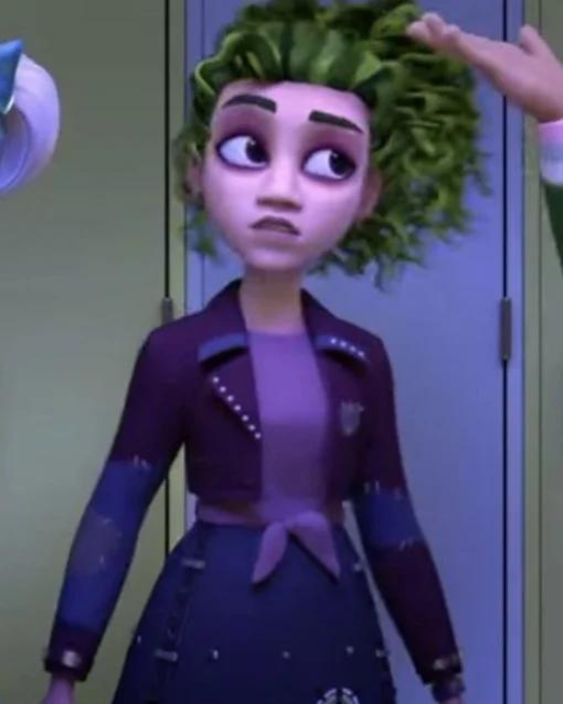 Zoey Zombies 2024 Crop Purple Jacket
