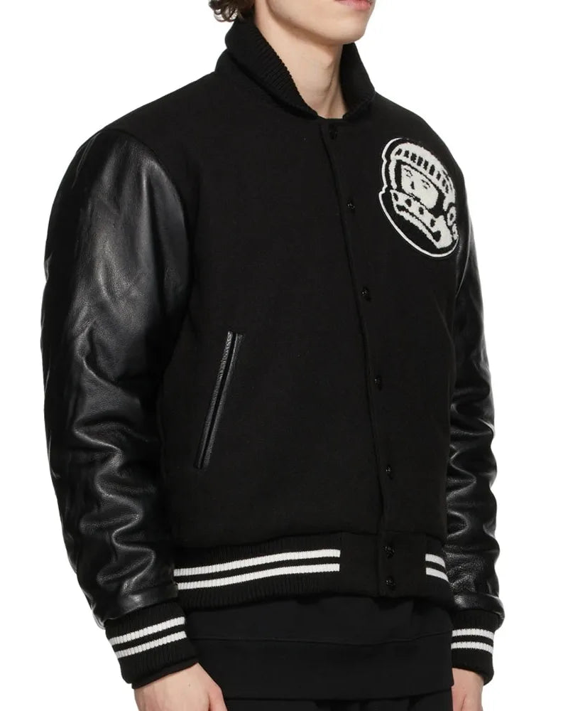 Astro Billionaire Boys Club Black Letterman Jacket