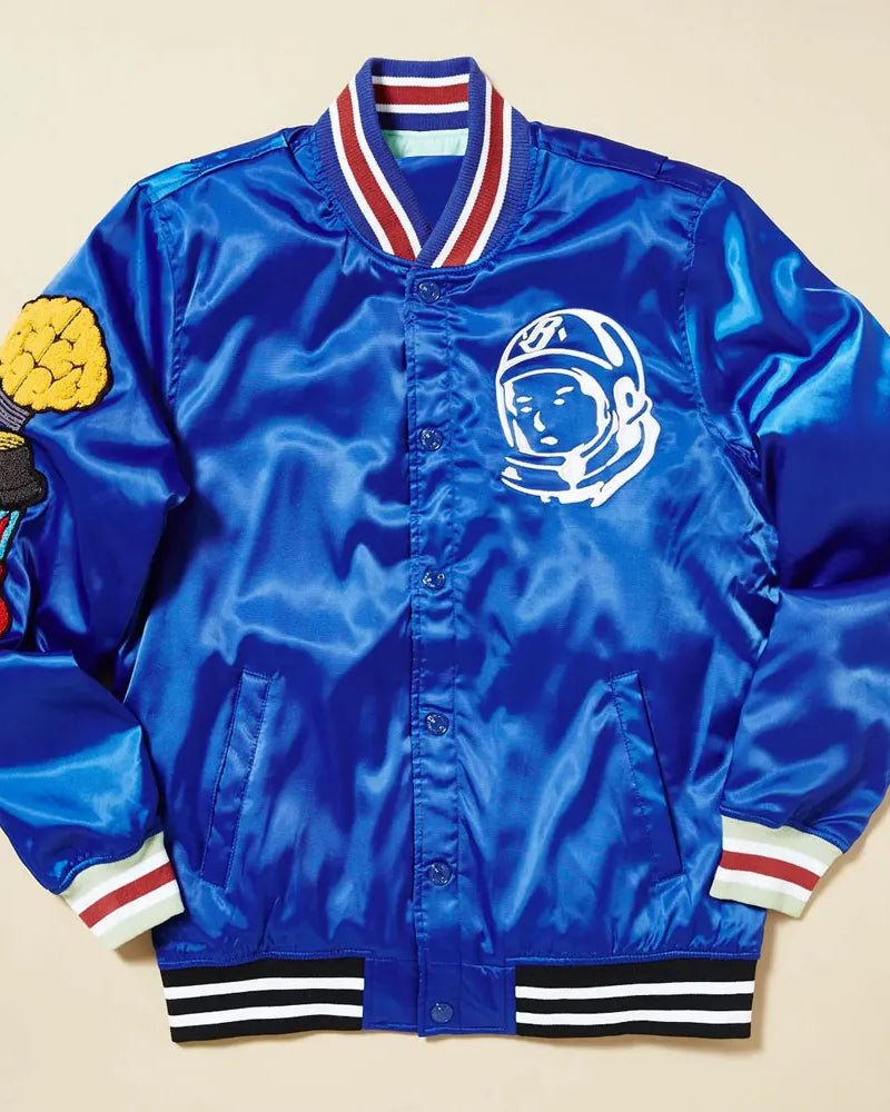 BB Starchild BBC Black and Blue Satin Jacket