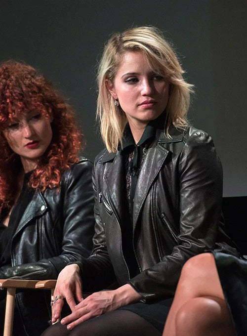 DIANNA AGRON LEATHER JACKET
