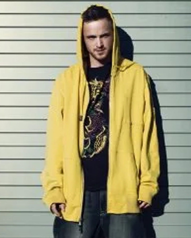 Aaron Paul Breaking Bad Yellow Hoodie