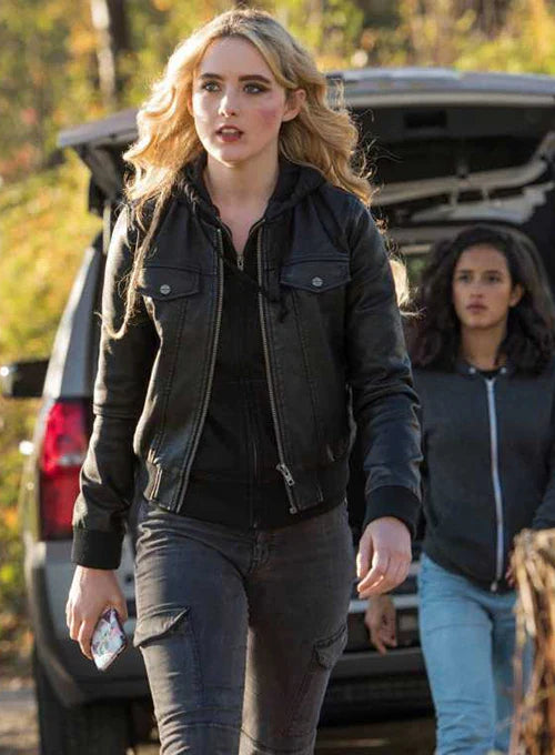 KATHRYN NEWTON SUPERNATURAL LEATHER JACKET