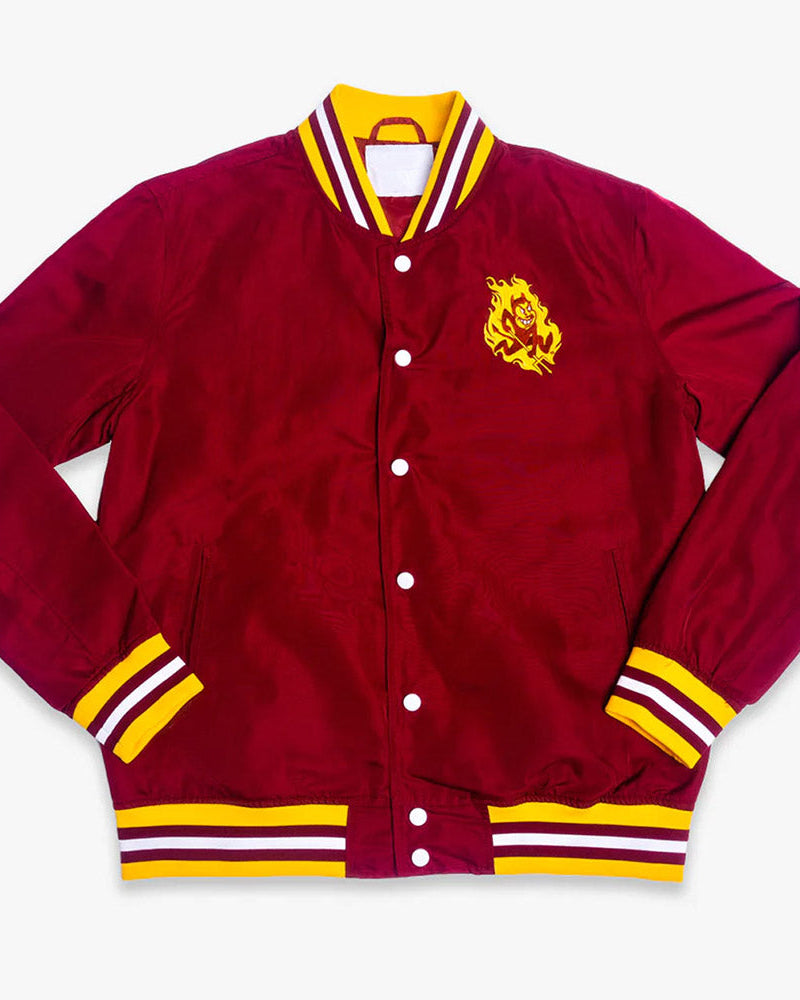 Arizona State Sun Devils Retro Maroon Bomber Jacket