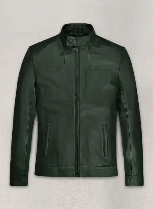 Premium Tom Cruise Fallout Soft Deep Olive Leather Jacket