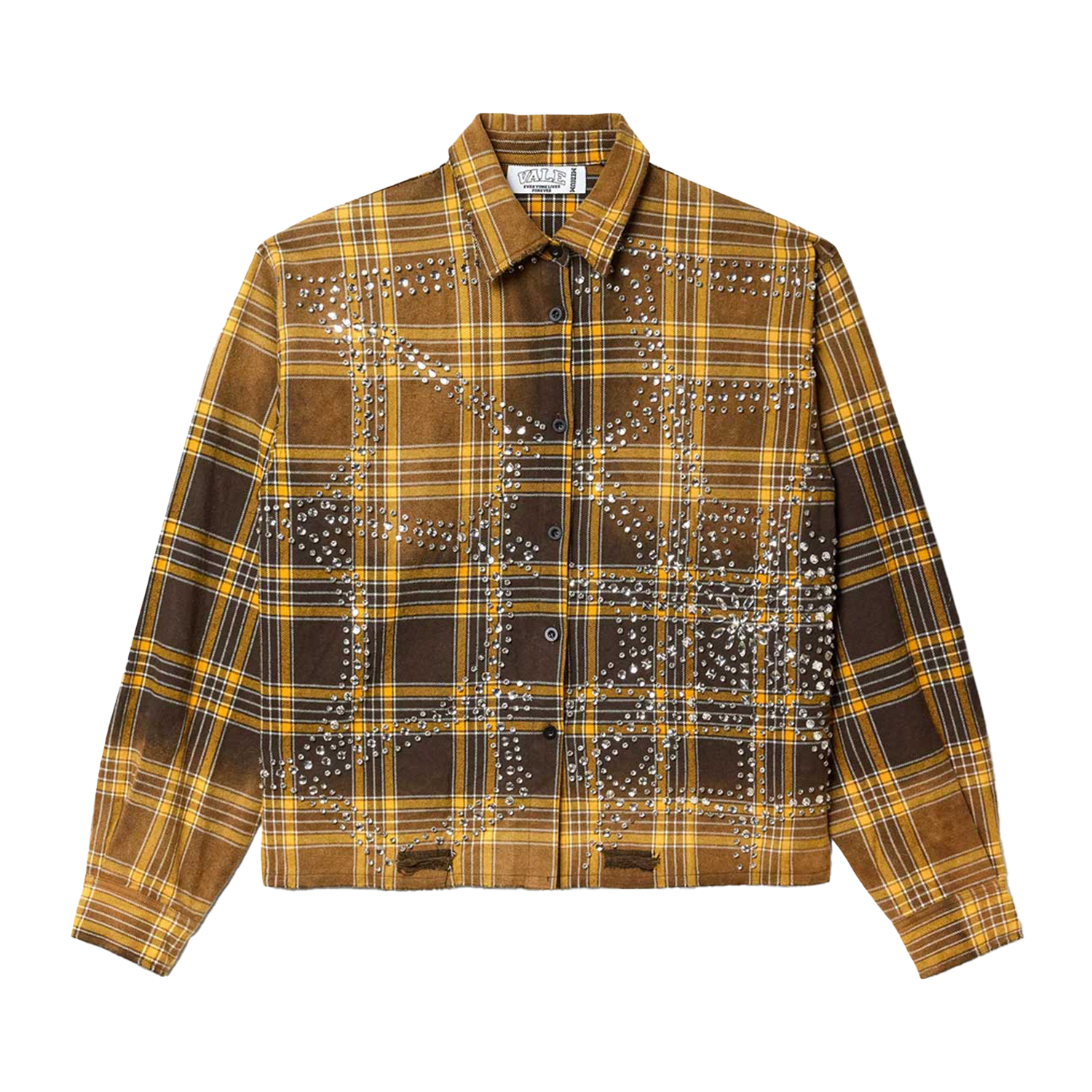 Vale Forever Chocolate Flannel Yellow
