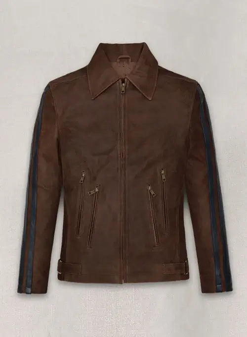 Vintage Brown Grain Leather Jacket